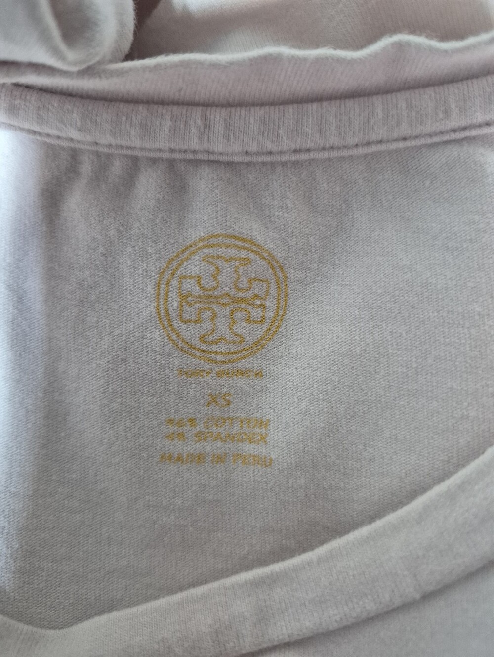 Tory Burch Logo Graphic T-Shirt XS Pink Retro Cotton Blend Tee - Picture 3 of 6
